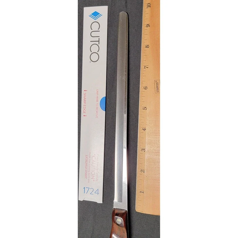 CUTCO 24 Knife Sharp! Factory Fresh! Classic Brown Marble Handle 1024 EUC